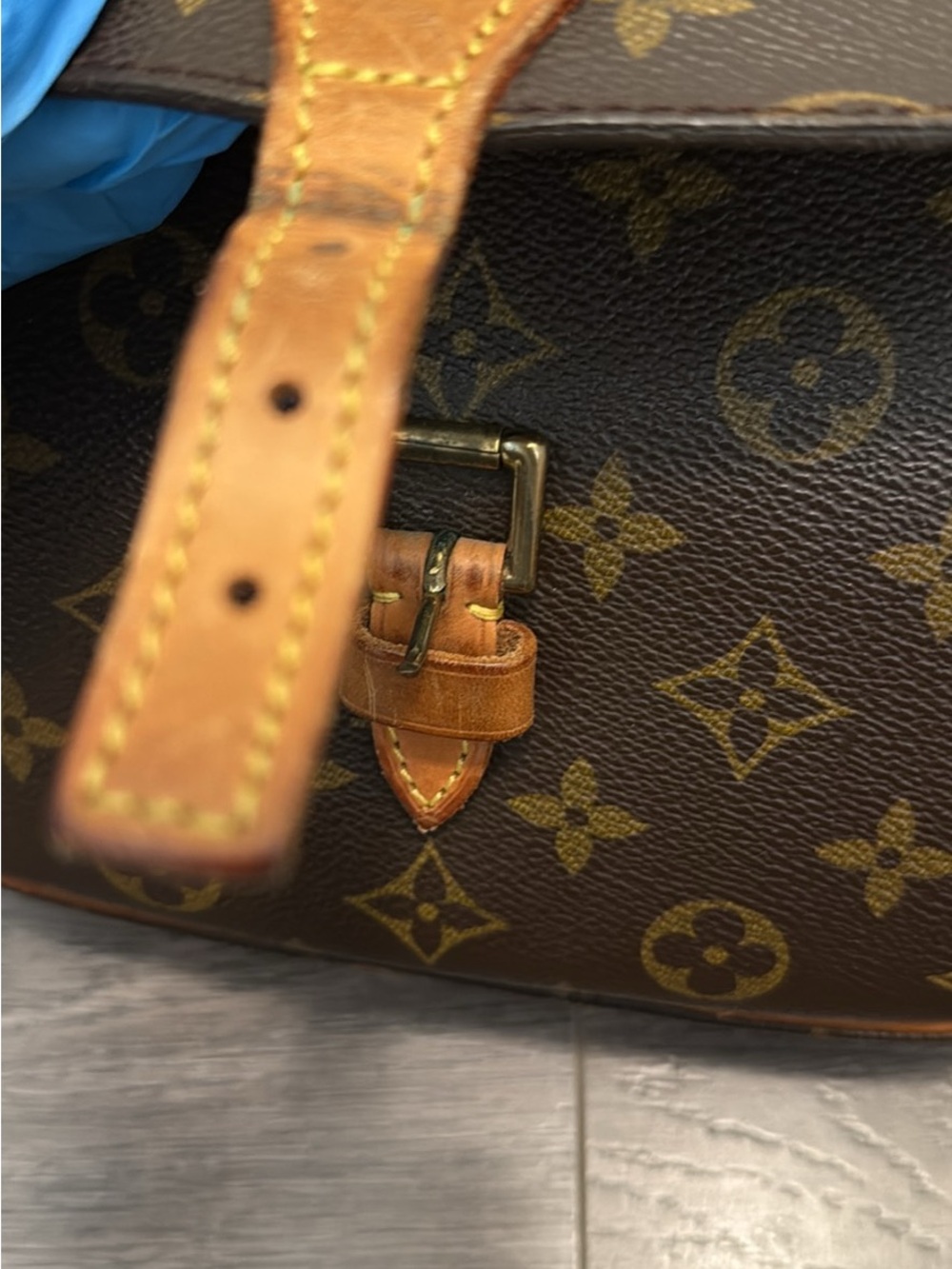👜 Vintage Louis Vuitton Monogram Saint Cloud GM – Made in France - Picture 8 of 11